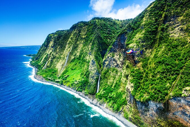 Kohala Coast Volcano Waterfalls-90 Min Heli Tour-Doors Off or On - Accessibility and Safety