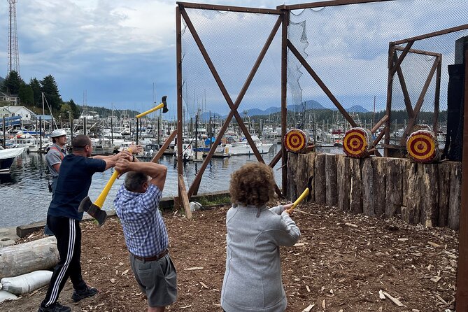Lumberjack Show and Axe Throw Challenge - Booking Information