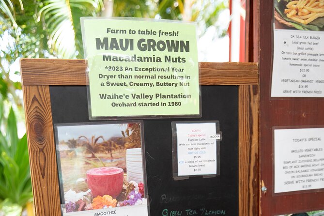Macnut Tour, Picnic Lunch and Maui Bees - Refreshing Beverages and Souvenirs