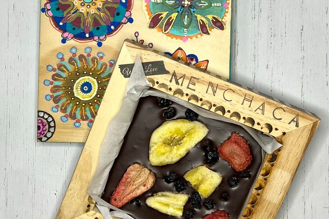 Make Your Own Chocolate Bark & Factory Tour - Decorating Your Wooden Chocolate Tile: A Canvas for Creativity