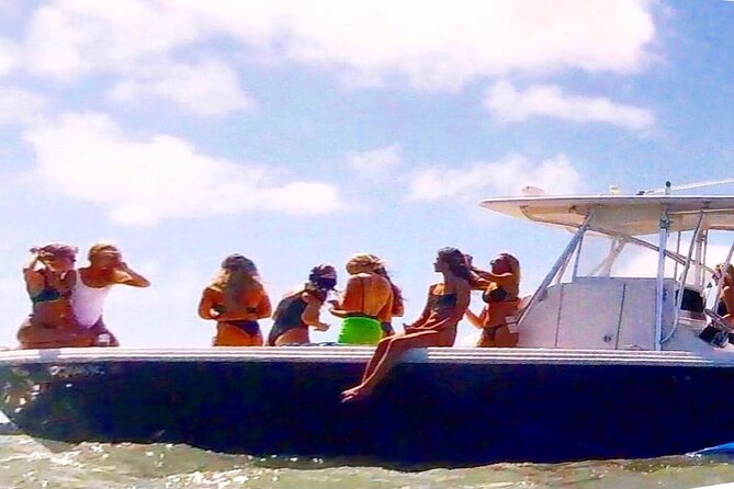 Miami Private Boat Rental to Sandbars and More - Relaxing at the Sandbar