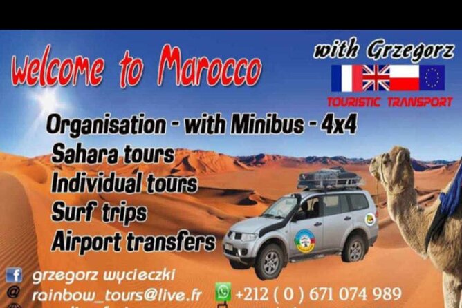 National Park & Sahara Day Trip With Food - Culinary Experience Included