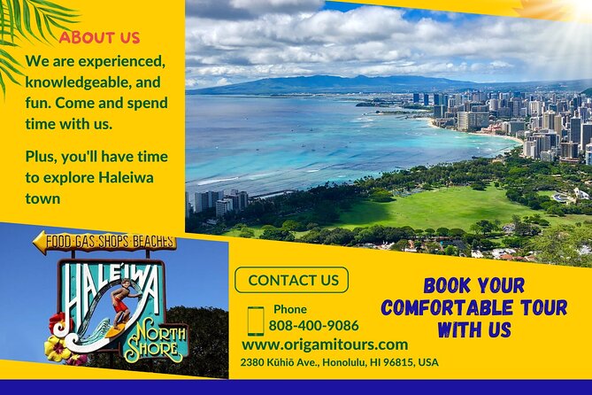 North Shore & Circle Island Tour (Private) - Pickup Details