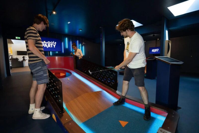 Part of Mini Golf in Deauville Indoors and Connected - Innovative Course Design