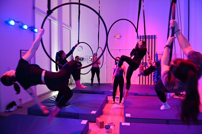 Private Aerial Party for up to 15 People at Sofly Social ATX - Pricing Structure and Group Size