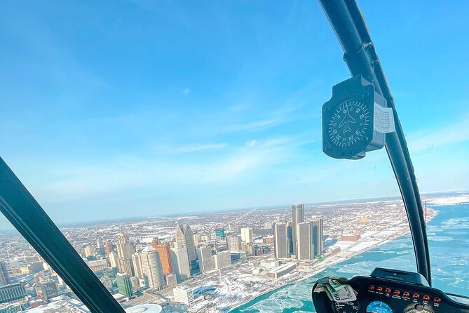 Private Downtown Detroit Helicopter Ride - Scenic Highlights