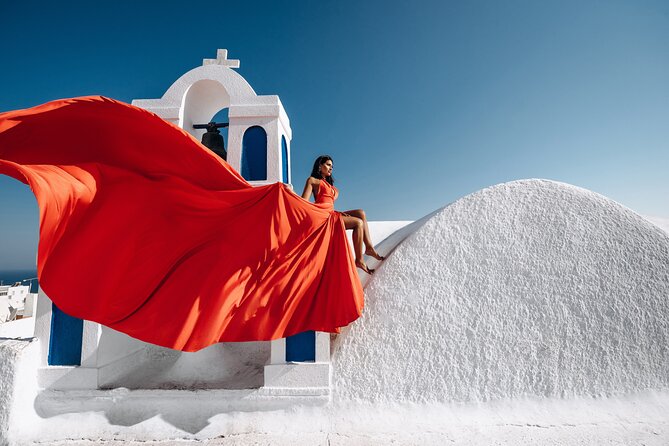 Private Flying Dress Photoshoot in Santorini - Pricing Details and Options