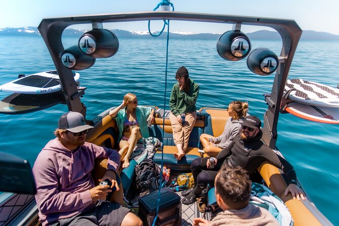 Private Wakesurf/Wakeboard Boat Charter Lake Tahoe - Meeting and Pickup Logistics