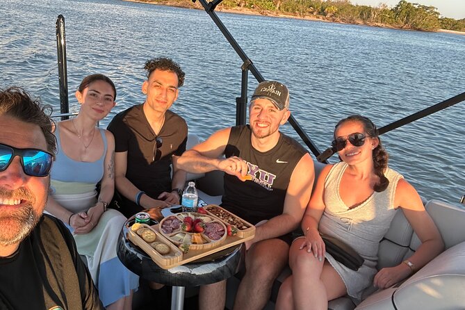 Sunset Tour in Naples Bay on a New Godfrey- All Included - Meeting and Pickup Details