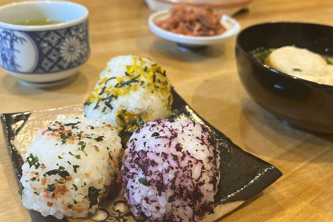 Takayama Rice Ball Making and Meditation at Takayama Zenkoji. - Onigiri and Miso Soup Making