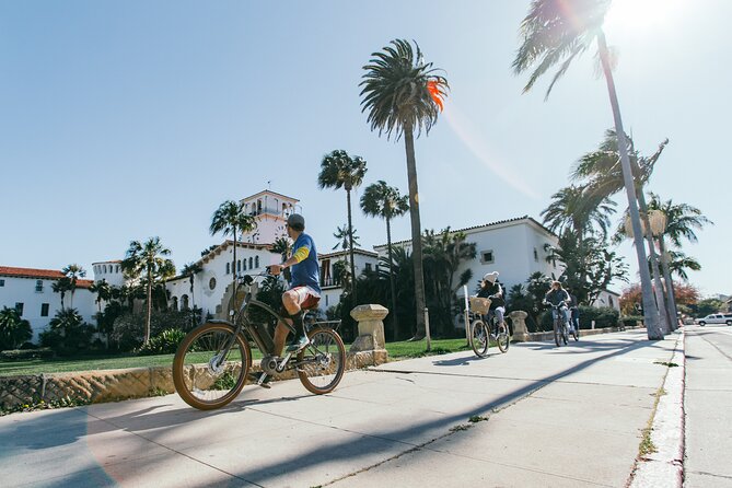The Original Group Electric Bike Tour of Santa Barbara - Learning About Santa Barbaras Rich History
