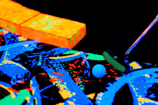 Ticket for the Mall of America Rock of Ages Blacklight Mini Golf - Convenient and Accessible Location
