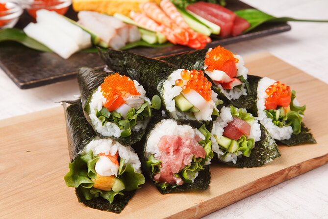 Unlimited Sake and Hand-Rolled Sushi Workshop - Transportation and Souvenirs