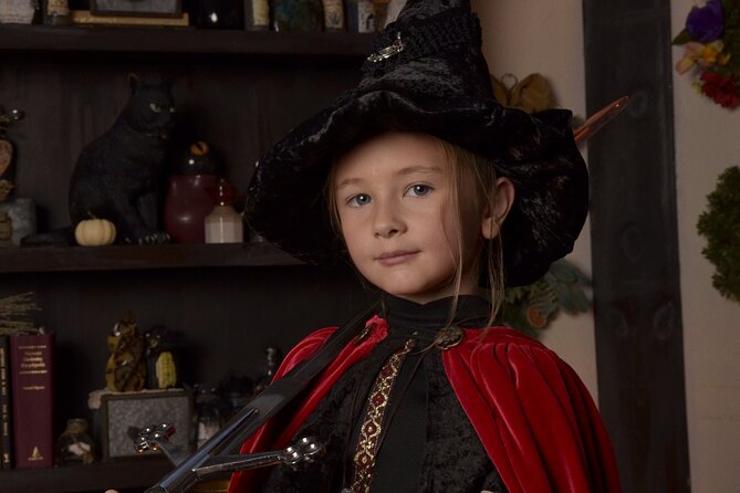 Witch Costume Photo Shoot - Witch Cottage Theatrical Set - Photography Set and Photographer
