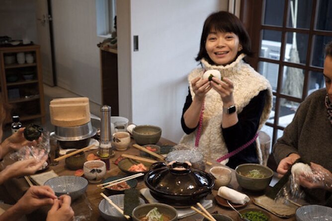 A Calming Pottery Workshop & Japanese Food Musubi Making TOKYO - Ceramics Details and Completion