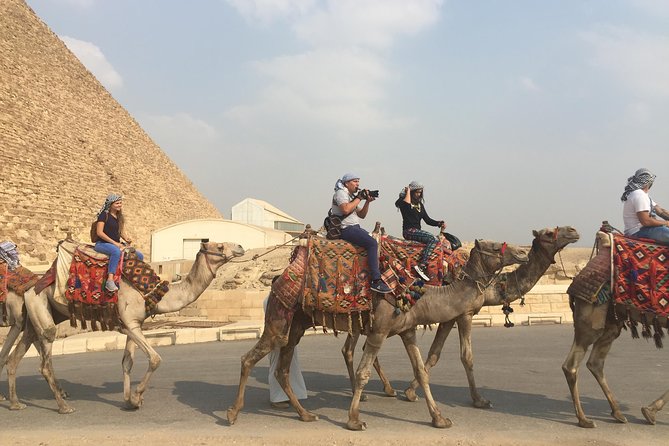 A Camel Ride in Sunset, With Dinner Sound&Light Show at Giza Pyramids - Pickup and Transportation