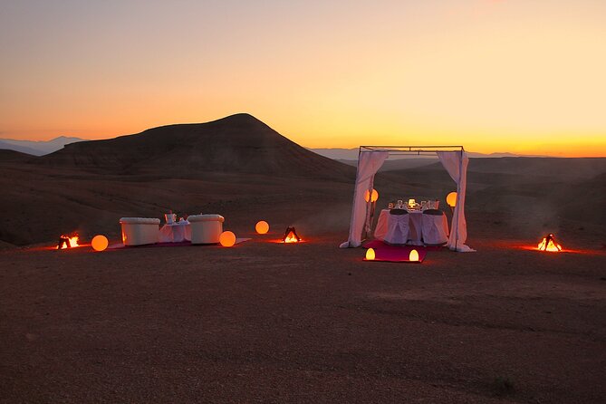 Agafay Desert Dinner With Sunset and Camel Ride - Menu Overview