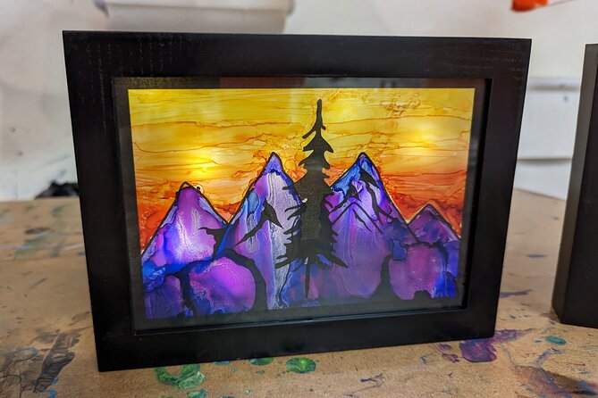 Alcohol Ink Light Boxes - Sum Up