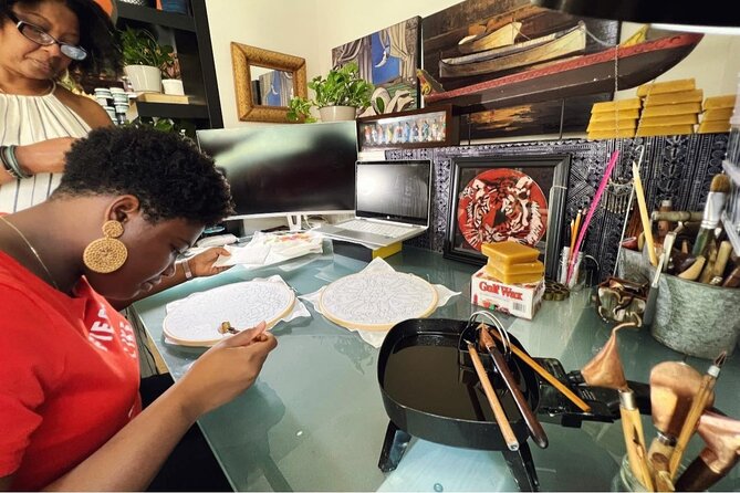 Batik Art Painting Activity Review - Batik Painting Supplies Provided