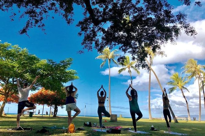 Beach Yoga on Waikiki With Diamondhead Backdrop - Booking Information