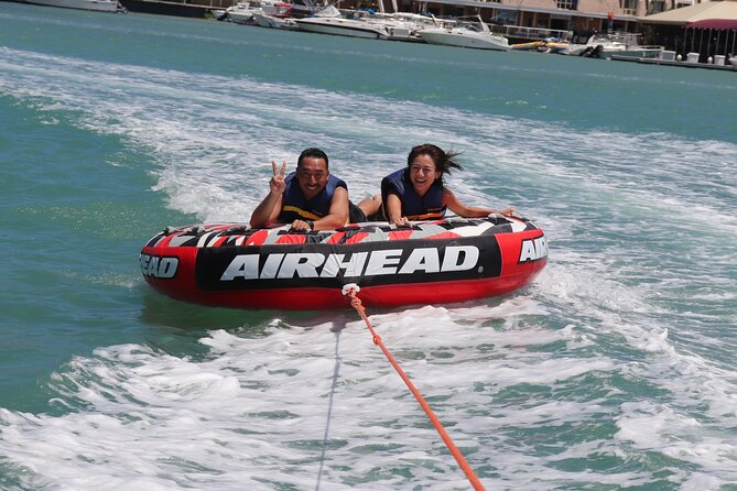 Combo Banana Boat Ride and Bumper Tube Review - Thrills of the Bumper Tube Ride