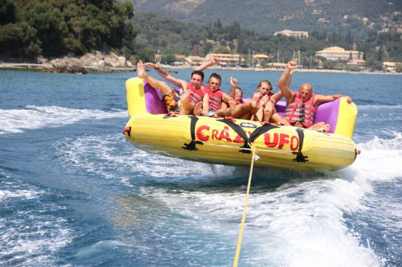 Corfu: Watersports - Inflatable Rides Near Corfu Town - Meeting Point and Languages