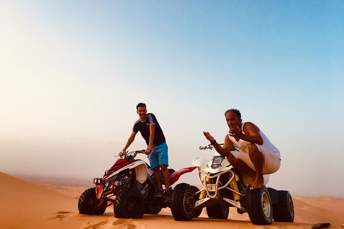 Enjoy Quad the Bugy Merzouga Desert Erg Chebbi Dunes Sandbording Sunset Sunrise - Meeting Points and Pickup Information