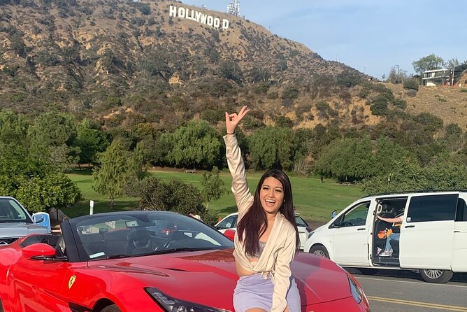 Ferrari California T Private Tour to Hollywood Sign View Point - Ferrari California T Rental