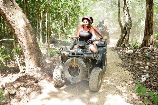From Playa Del Carmen Experience ATV (Shared) Zipline & Cenote- Includes Lunch - Pricing and Booking Details