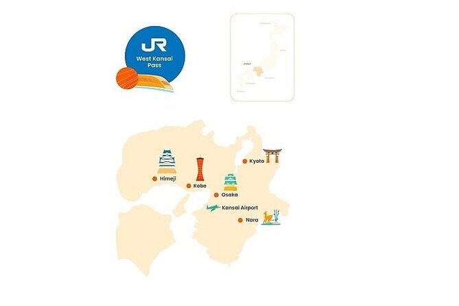 JR West Kansai Area Pass 2 Day Pass - Key Points