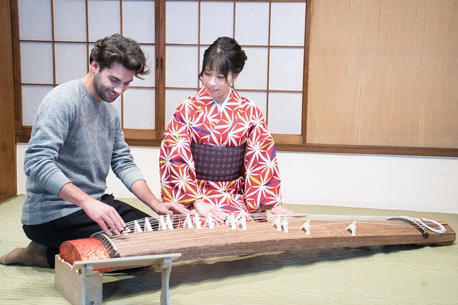 Koto Japanese Traditional Instrument Experience - Enjoying Japanese Snacks and Desserts