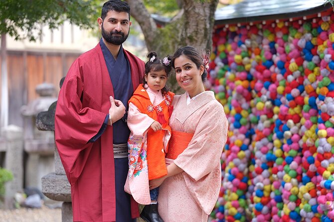 Kyoto Kimono Rental Chamatsu Family Package - Exploring Kyoto