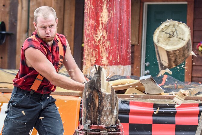 Lumberjack Show and Axe Throw Challenge - Exploring Ketchikans Lumberjack Heritage