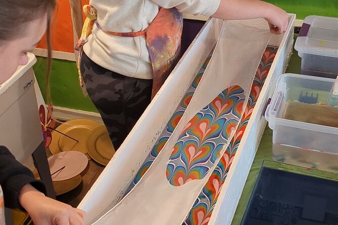 Marbled Silk Scarf, Trucker Hat, Sketchbook or 4 Pieces of Paper - The Benefits of Using 4 Pieces of Paper