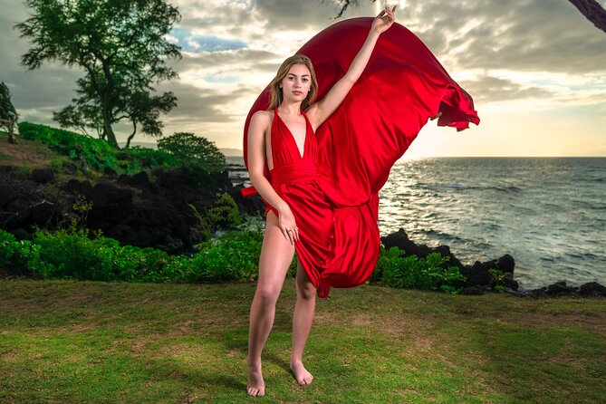 Maui Flying Dress Photoshoot Experience - Luxe Photoshoot Upgrade