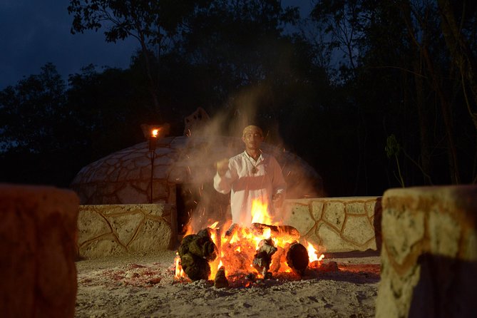 Mayan Ceremonial Night: Temazcal, Cenote Swim and Dinner From Playa Del Carmen - Refreshing Cenote Swim