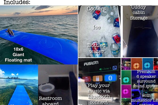 Miami Private Boat Rental to Sandbars and More - Sunset Cruise