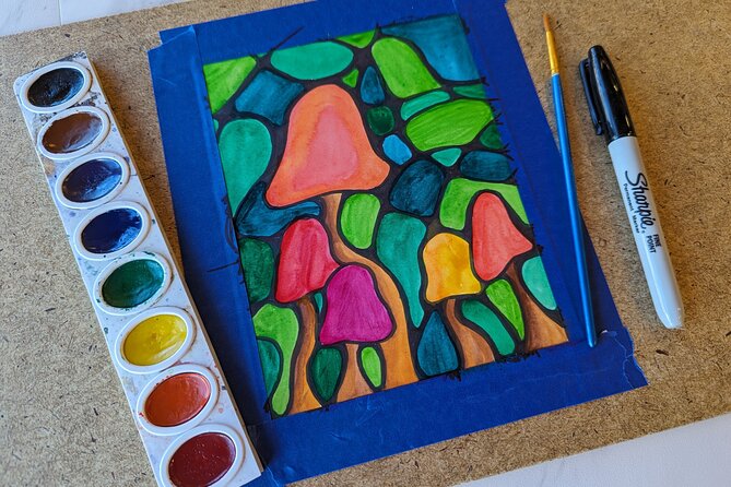 Neurographic Nature Watercolor Art Kit Review - Included Materials