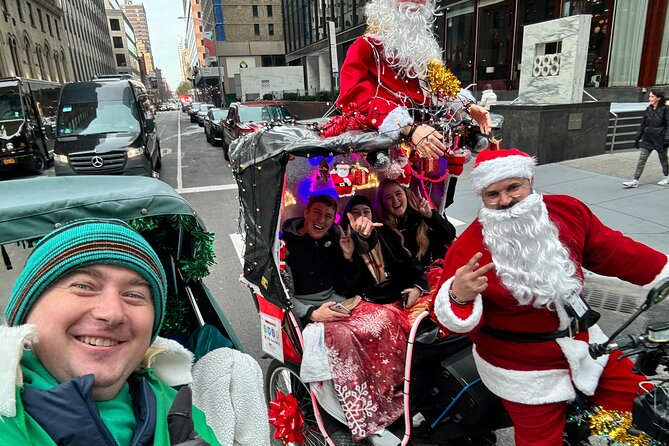 NYC Holiday Lights and Magic Pedicab Tour - Booking Information