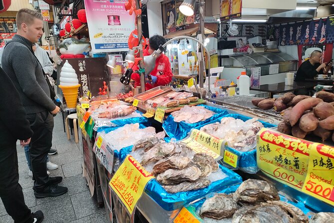 Osaka Kuromon Market＆Takoyaki Cooking Experience PRIVATE Tour - Discovering Osakas Local Food Culture