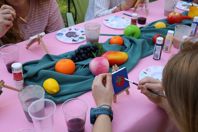 Paint Tiny Canvases in Forsyth Park - Beverage Policy