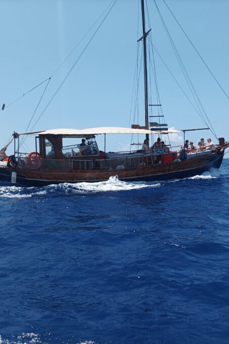 Paros Gaily Cruises Boat Galateia - Meeting Point and Duration