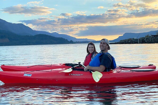 Sunset Kayaking in the Columbia River Gorge - Engaging Conversations With Guides