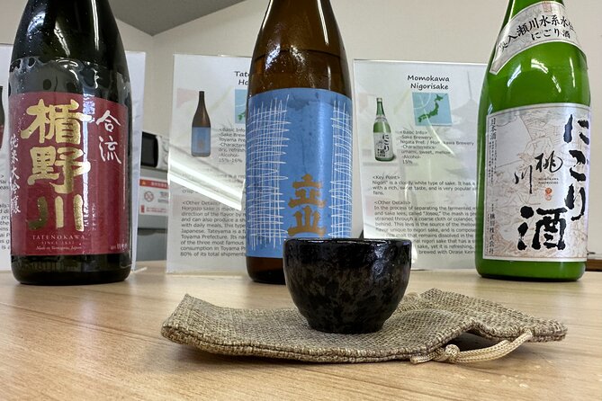 Taste&Learn Main Types of Authentic Sake With an Sake Expert! - Pairing Sake With Traditional Japanese Snacks