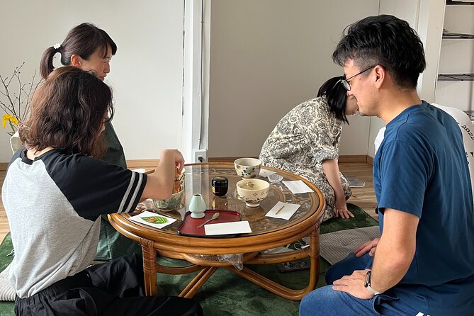 Tea Ceremony in a Century-old Japanese Town House - Savoring the Matcha Tea and Japanese Sweets