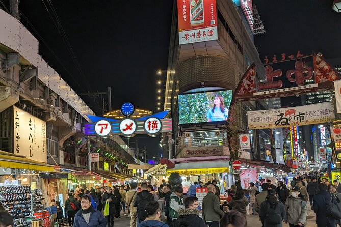 Tokyo: Night Tour! Lets Eat up in Uenos Ameyoko Market - Sipping the First Drink
