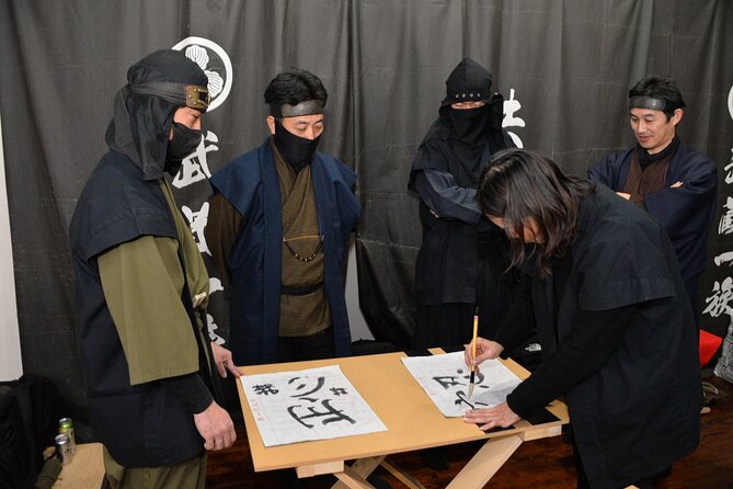 Tokyo: Shodo (Calligraphy) as Shinobi Samurai Culture, 90-min - Spectator Fee and Additional Policies