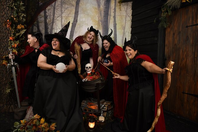 Witch Costume Photo Shoot - Olde Salem Village Theatrical Set - The Stylist Assistance and Photography
