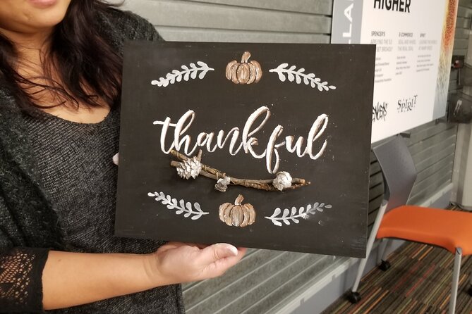 Wood Sign Painting Class - Accessibility Features