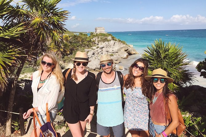 4 PLACES 1 DAY Tour to Coba and Tulum Ruins, Cenote and Playa Del Carmen. - Pickup and Transportation Details